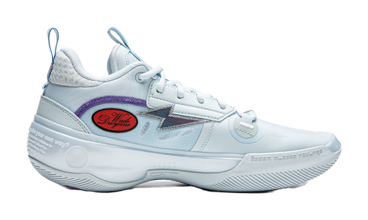 LiNing WOW 10 Way Of Wade 10 Slip Resistant Abrasion Resistant Low top Basketball Shoes Mens Light Blue vjkicks