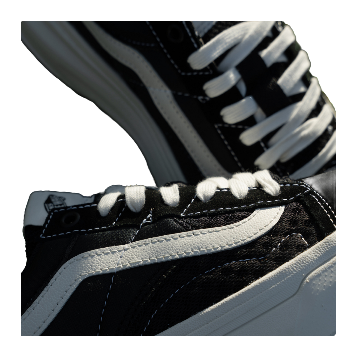 Vans Old Skool Overt Plus ComfyCush Black White vjkicks