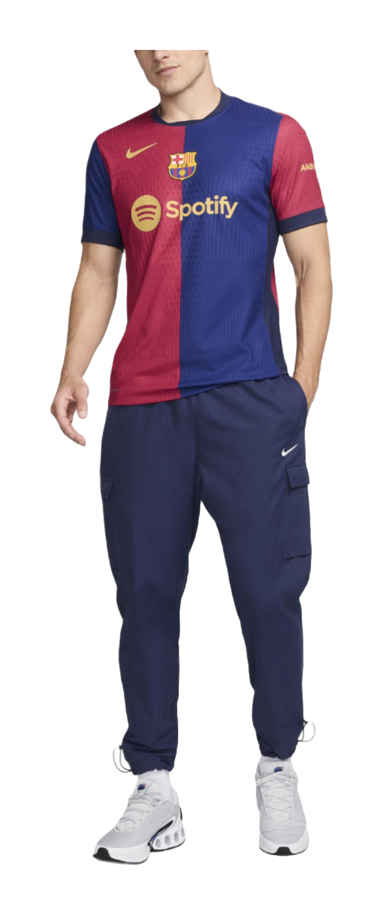 Nike Fc Barcelona 2024/25 Match Home Mens Nike Dri-FIT Adv Soccer Authentic Jersey vjkicks