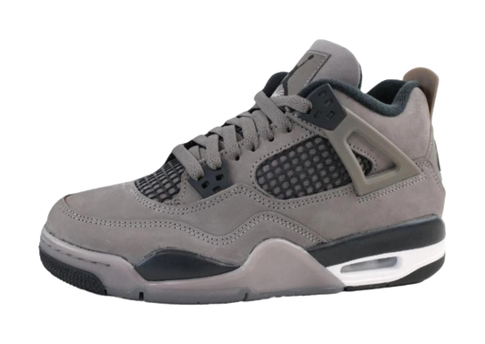 Jordan Air Jordan 4 Mid top Childrens Basketball Shoes Gray Black Unisex vjkicks