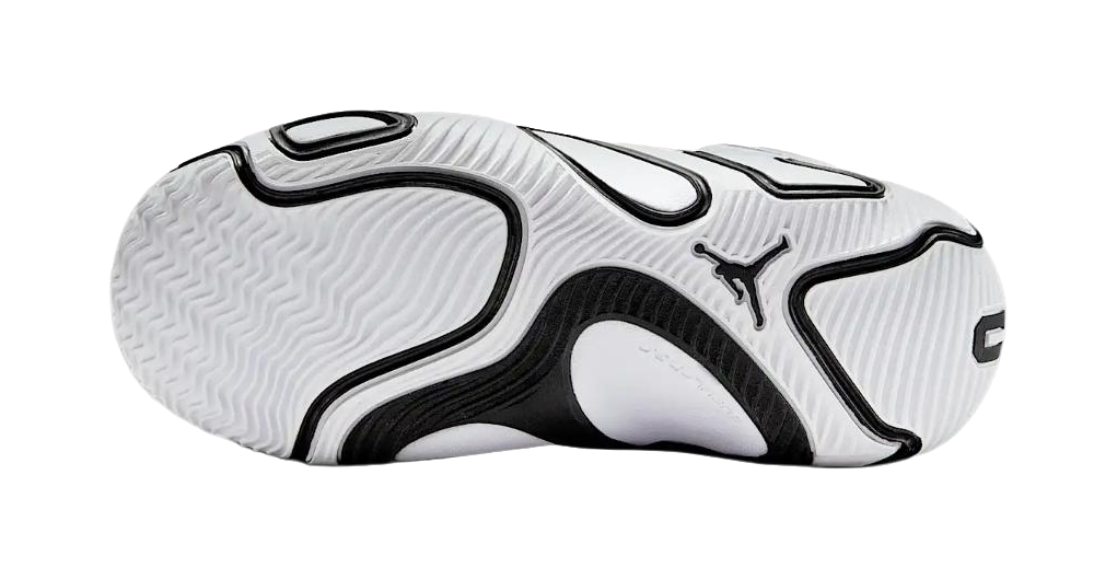 Jordan Tatum 3 Abrasion Resistant Mid Top Childrens Basketball Shoes White Black vjkicks