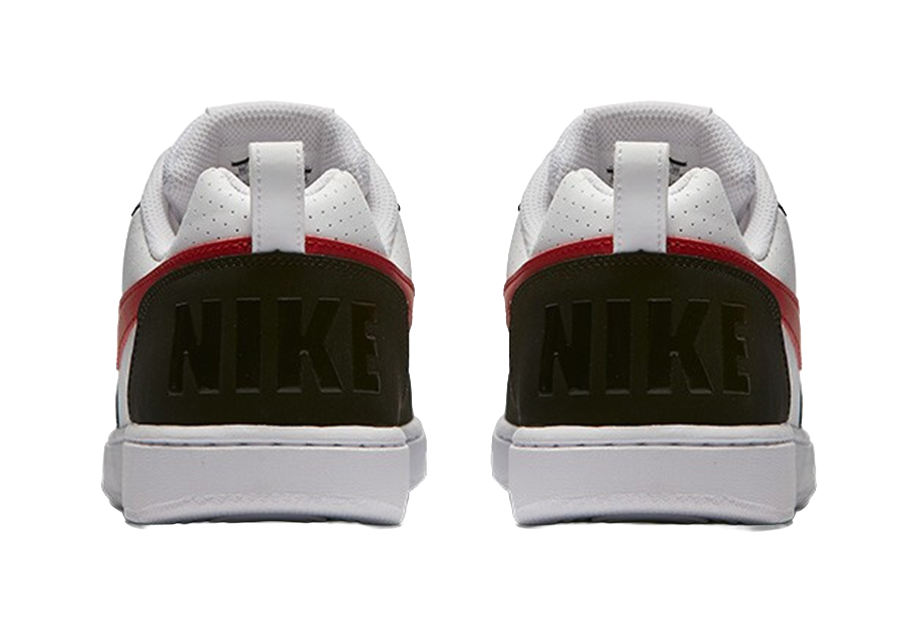 Nike Court Borough Low White Black Red vjkicks