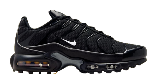 Nike Air Max Plus Support Running Shoes Unisex Black White vjkicks