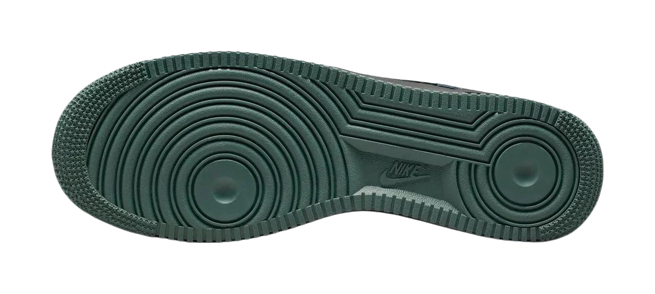 Nike Air Force 1 Low 07 Black Vintage Green vjkicks