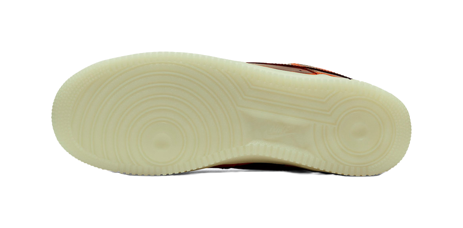 Nike Air Force 1 Low Orange Skeleton vjkicks