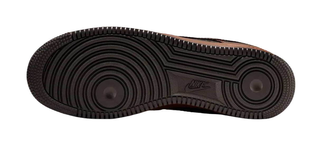 Nike Air Force 1 Low top Skateboard Shoes Mens Brown Black vjkicks