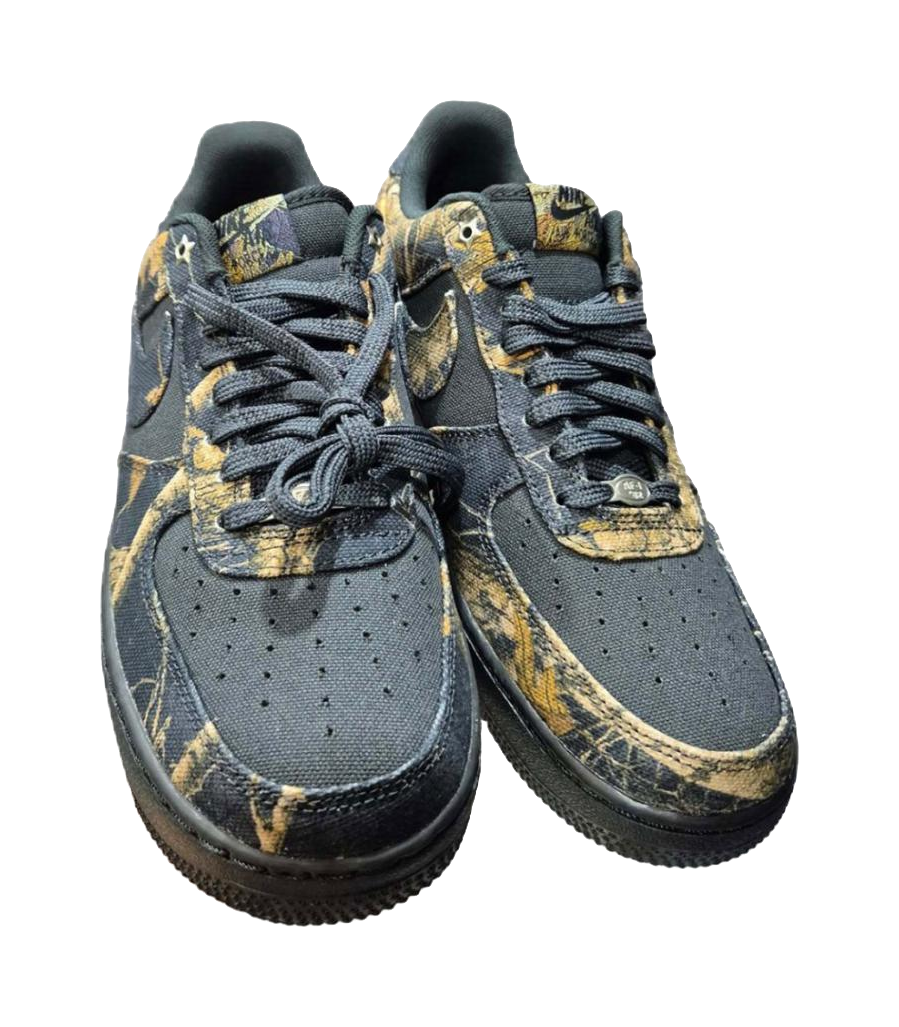 Nike Air Force 1 Skateboard Shoes Unisex Black Brown vjkicks