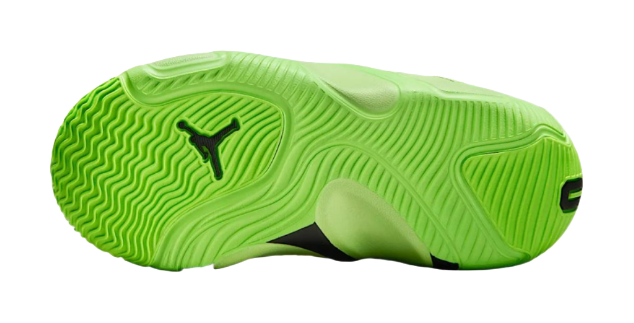 Jordan Tatum 3 Abrasion Resistant Low top Kids Training Shoes Electric Green Black vjkicks