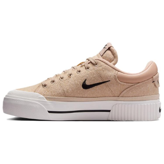 Nike Court Legacy Lift Hemp Sail Sanddrift Black Womens vjkicks