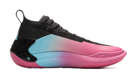 LINING Wow11 Basketball Shoes Mens Mid top Black Pink vjkicks