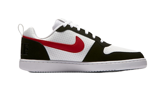 Nike Court Borough Low White Black Red vjkicks