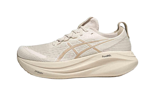 ASICS GEL NIMBUS 27 Abrasion Resistant Breathable Low top Casual Running Shoes Mens Brown Gray vjkicks