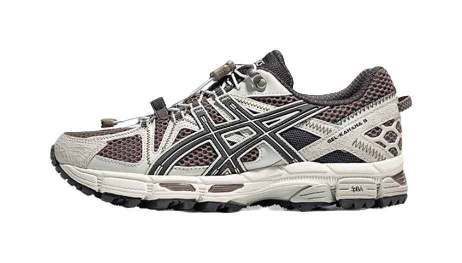 Asics Gel Kahana 8 FL Low Top Casual Trail Running City Commute Running Shoes Womens Brown Black vjkicks