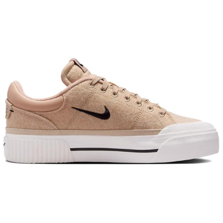 Nike Court Legacy Lift Hemp Sail Sanddrift Black Womens vjkicks