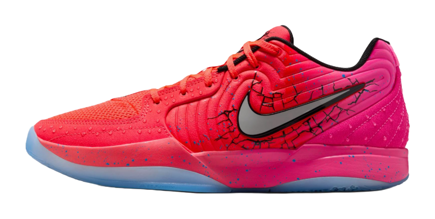 Kool Aid x Nike Ja Morant 2 Abrasion Resistant Low top Basketball Shoes Mens Dark Red vjkicks