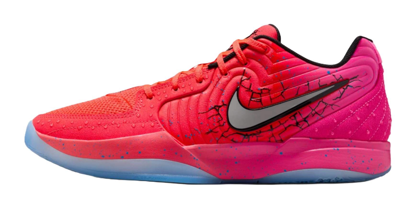 Kool Aid x Nike Ja Morant 2 Abrasion Resistant Low top Basketball Shoes Mens Dark Red vjkicks