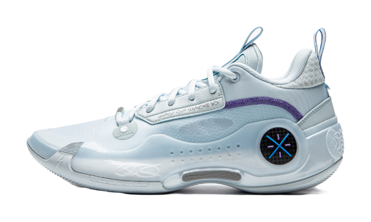 LiNing WOW 10 Way Of Wade 10 Slip Resistant Abrasion Resistant Low top Basketball Shoes Mens Light Blue vjkicks