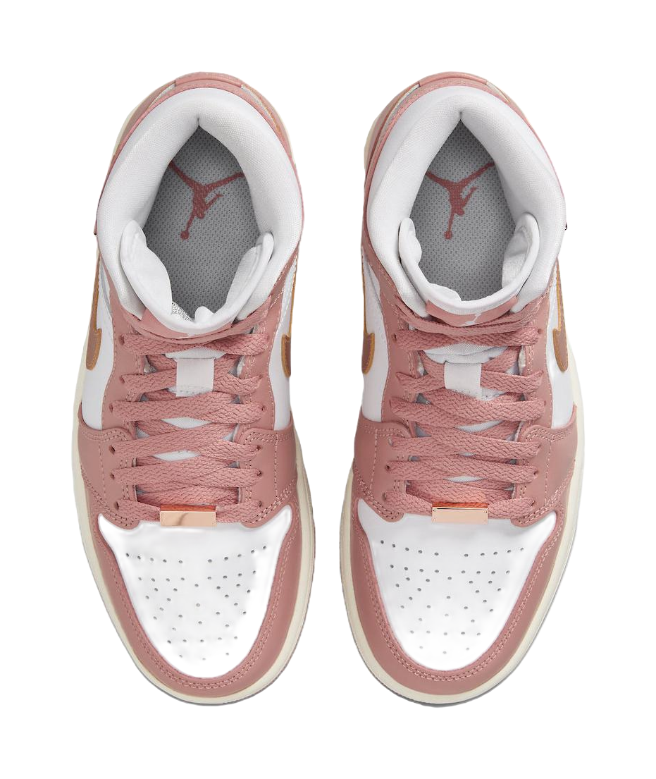 Jordan 1 Mid Se Red Stardust Womens vjkicks