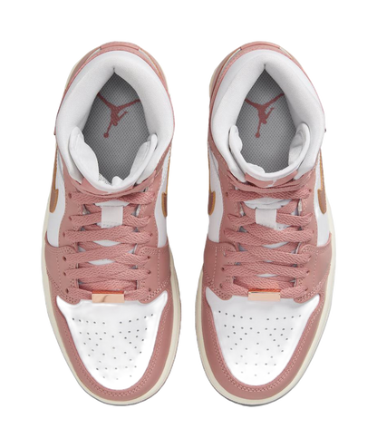 Jordan 1 Mid Se Red Stardust Womens vjkicks