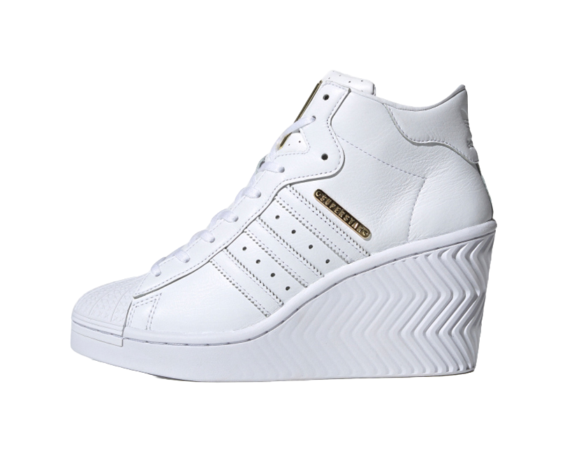 Adidas Womens Superstar Ellure White Gold Metallic Womens vjkicks
