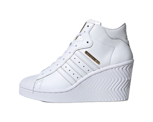 Adidas Womens Superstar Ellure White Gold Metallic Womens vjkicks