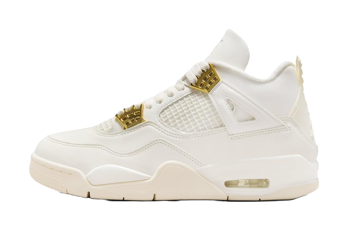 Air Jordan 4 WMNS Metallic Gold vjkicks