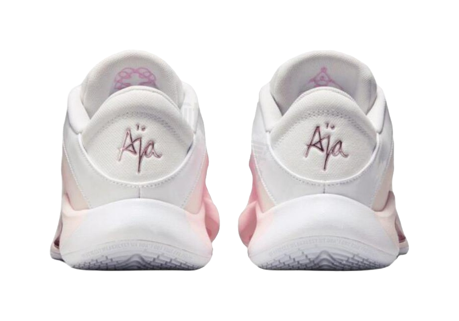 Nike AOne Breathable Traction Basketball Shoes Unisex Pink White vjkicks