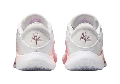 Nike AOne Breathable Traction Basketball Shoes Unisex Pink White vjkicks