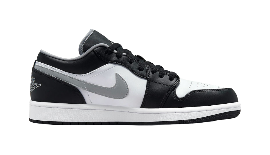 Jordan 1 Low Black White Grey vjkicks