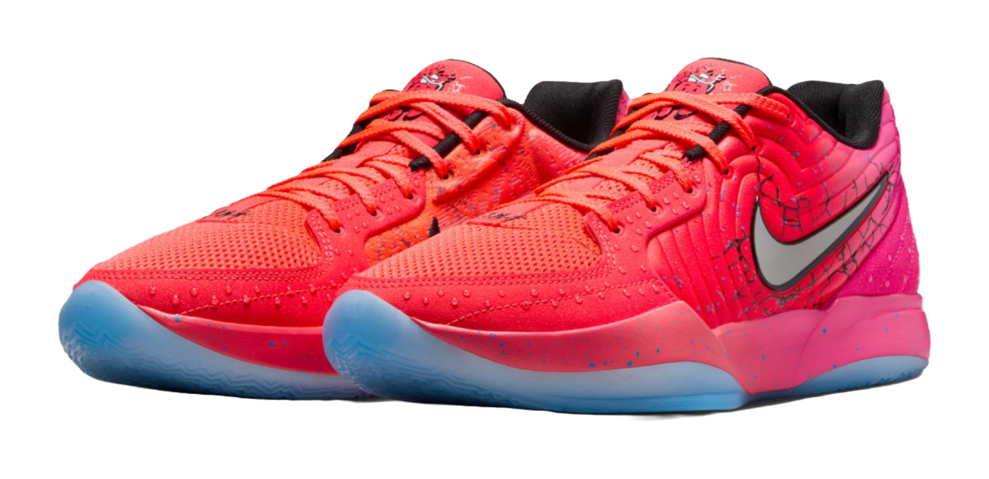 Kool Aid x Nike Ja Morant 2 Abrasion Resistant Low top Basketball Shoes Mens Dark Red vjkicks