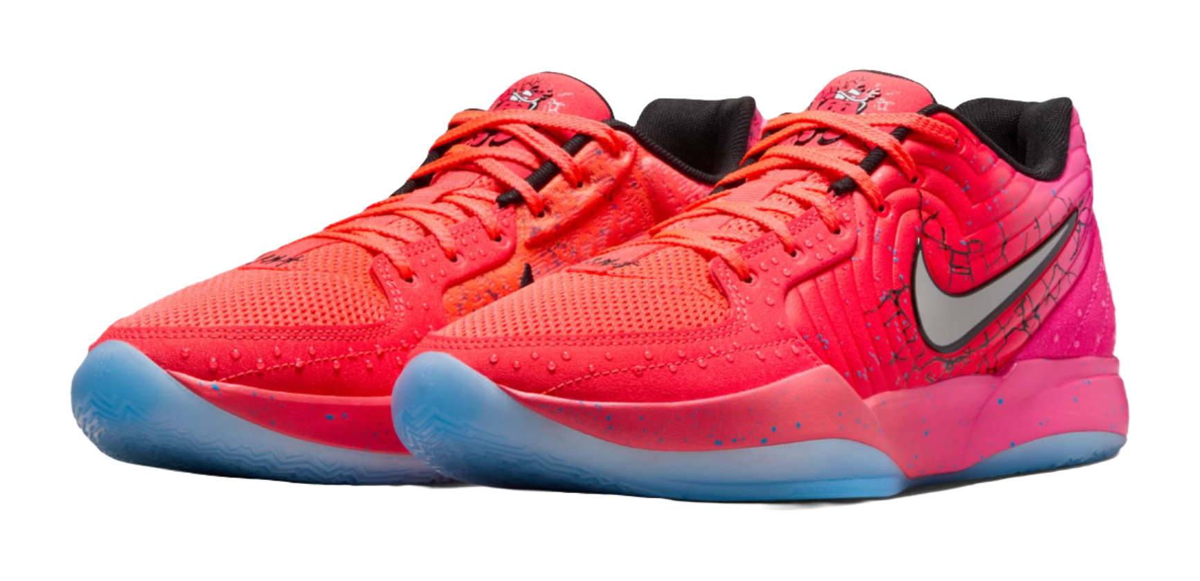 Kool Aid x Nike Ja Morant 2 Abrasion Resistant Low top Basketball Shoes Mens Dark Red vjkicks