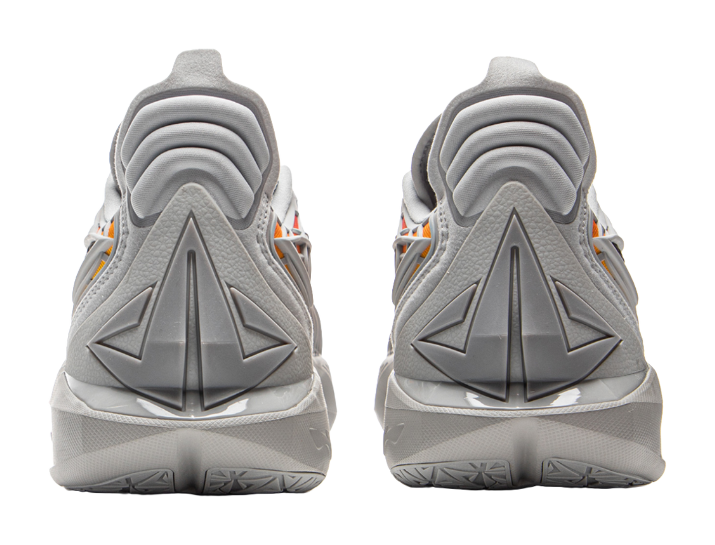 LiNing JB3 Coverage Anti Rollover Low Top Basketball Shoes Mens Gray Red vjkicks