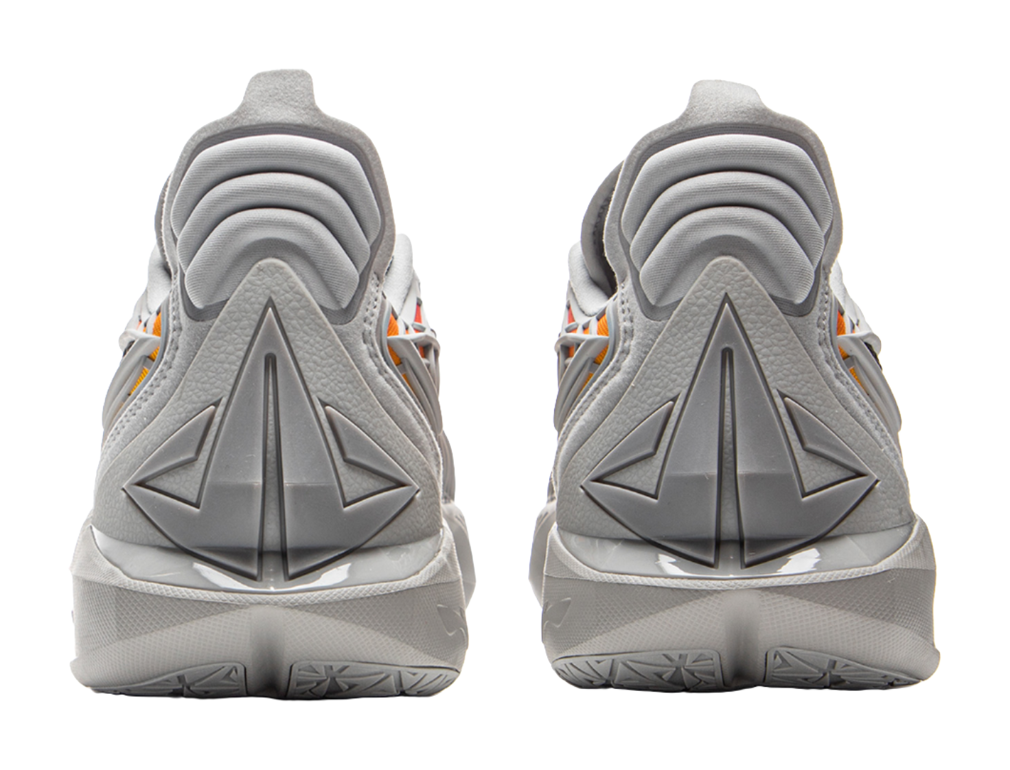 LiNing JB3 Coverage Anti Rollover Low Top Basketball Shoes Mens Gray Red vjkicks