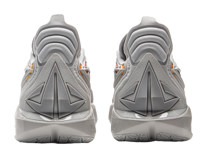 LiNing JB3 Coverage Anti Rollover Low Top Basketball Shoes Mens Gray Red vjkicks