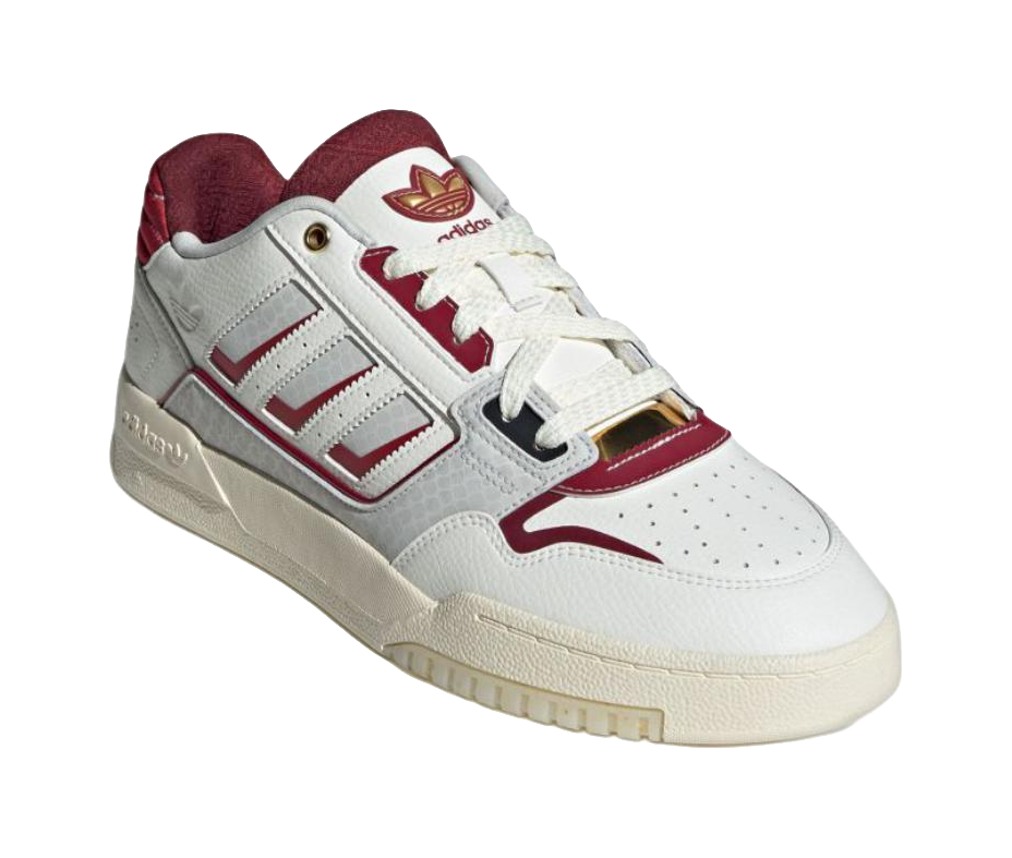 Adidas Originals Drop Step 2.0 Anti-Slip Wear-Resistant Low-Top Skateboard Shoes Unisex White vjkicks