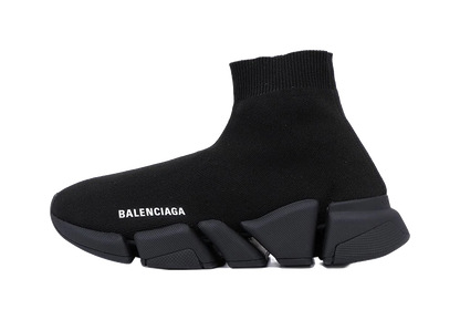 Balenciaga Speed 2.0 Shiny Black Womens vjkicks