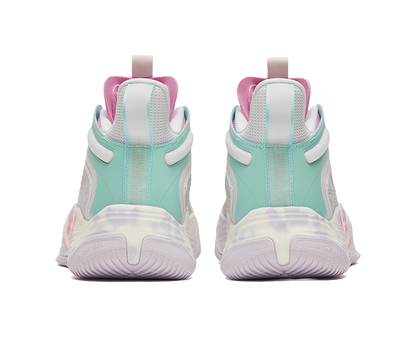 ANTA Magic Cement Bubble Outfield Basketball Shoes White Pink vjkicks