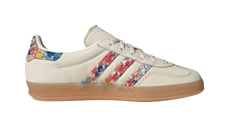 Adidas Liberty London X Adidas Womens Gazelle Indoor Floral Embroidery Off White Womens vjkicks