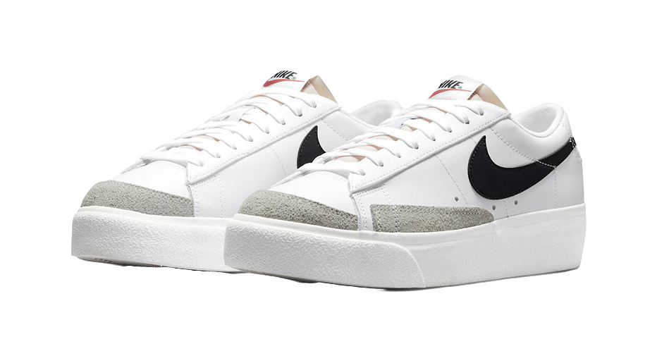 Nike Blazer Low Platform White Black Womens vjkicks