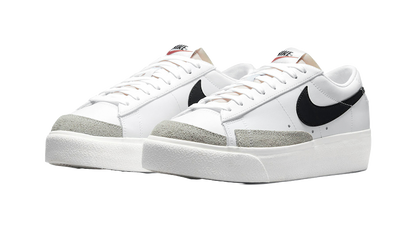 Nike Blazer Low Platform White Black Womens vjkicks