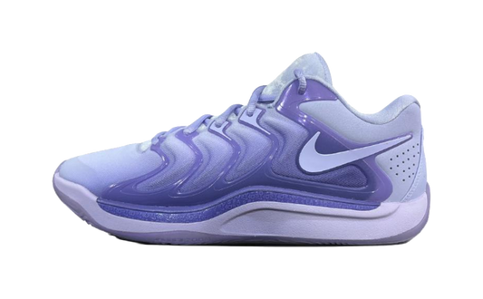 Nike KD 17 Anti-Slip Wear-Resistant Low-Top Basketball Shoes Mens Purple Blue vjkicks