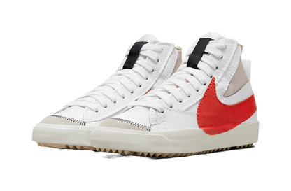 Nike Blazer Mid 77 Jumbo White Habanero Red vjkicks