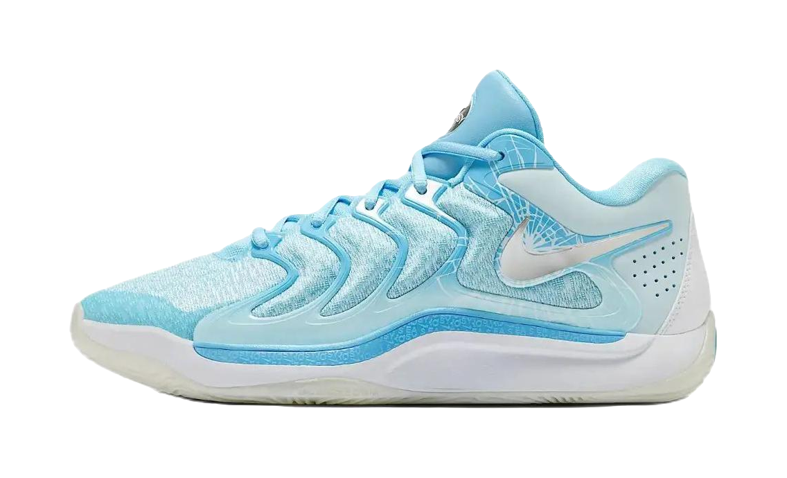 Nike KD 17 Anti-Slip Wear-Resistant Low-Top Basketball Shoes Mens Blue vjkicks