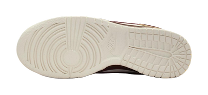 Nike Dunk Low top Skateboard Shoes Womens Beige Red vjkicks