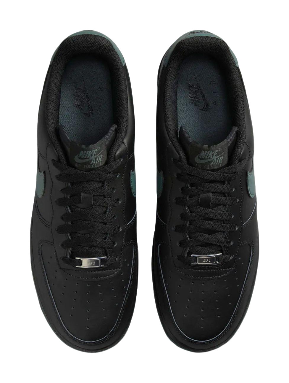 Nike Air Force 1 Low 07 Black Vintage Green vjkicks