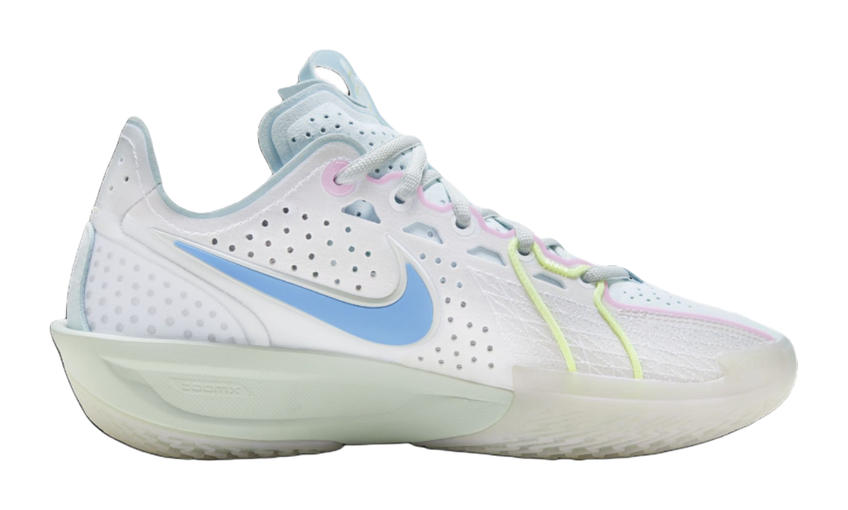 Nike G.T. Cut 3 EP White Aquarius Blue Pink Womens vjkicks