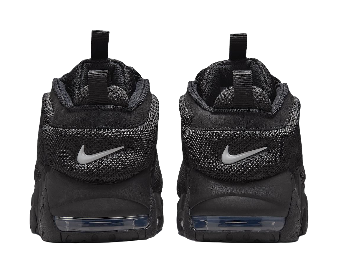 Nike Air More Uptempo Low top Vintage Basketball Shoes Unisex Black vjkicks