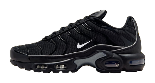 Nike Air Max Plus Support Running Shoes Unisex Black White vjkicks