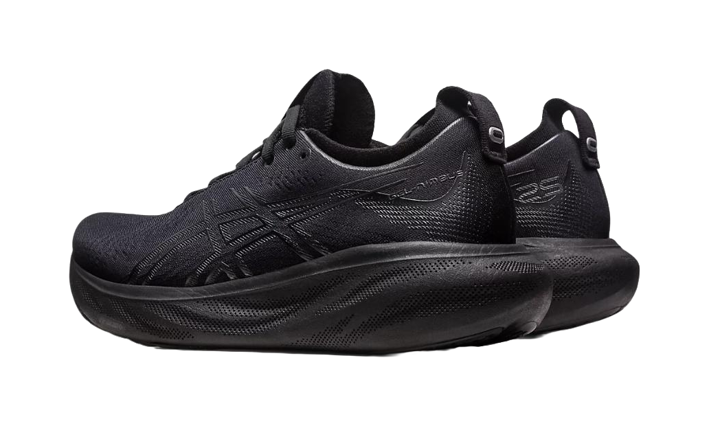 ASICS Gel Nimbus 25 Black Graphite Grey Womens vjkicks