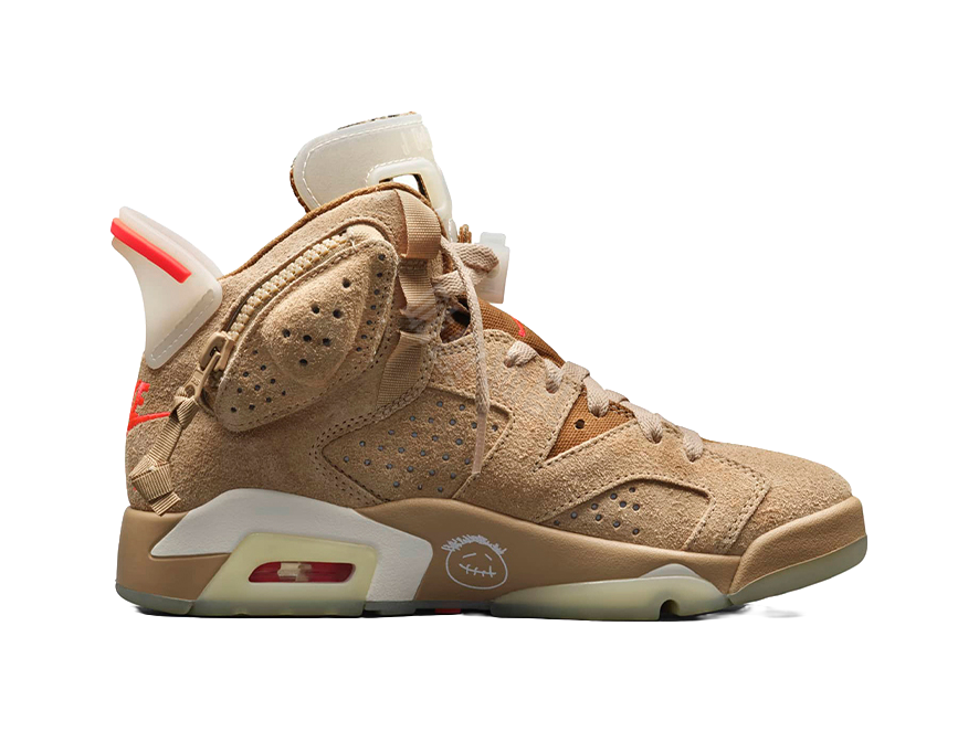 Jordan 6 Retro Travis Scott British Khaki vjkicks